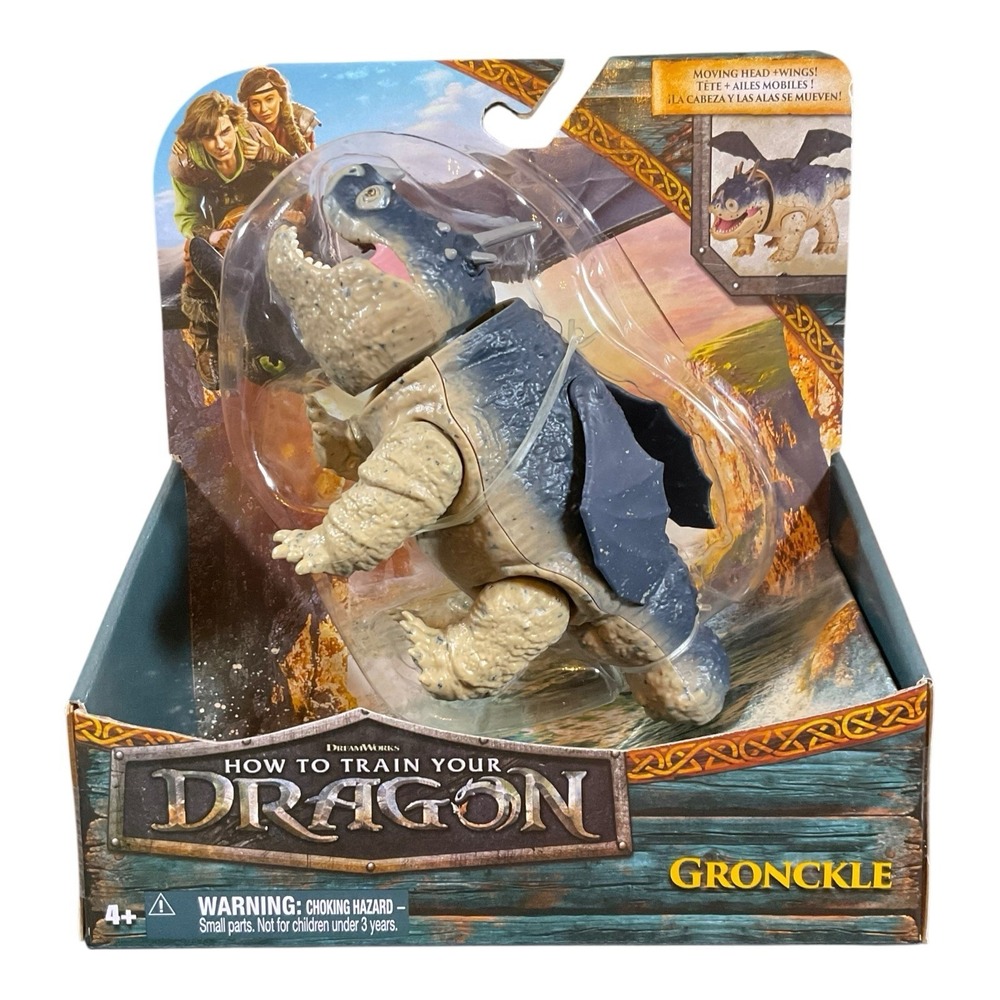 How To Train Your  Dragon Gronckle Action Figure Dreamworks New In Hand